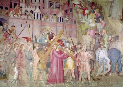The Road to Calvary, from the Spanish Chapel by Andrea di Bonaiuto